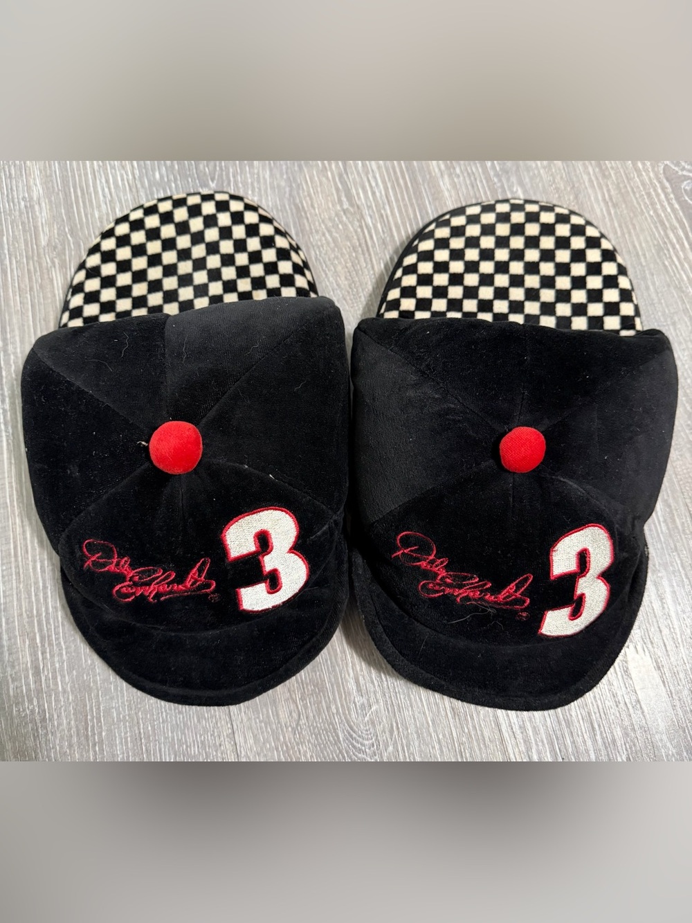 Dale Earnhardt #3 NASCAR slippers